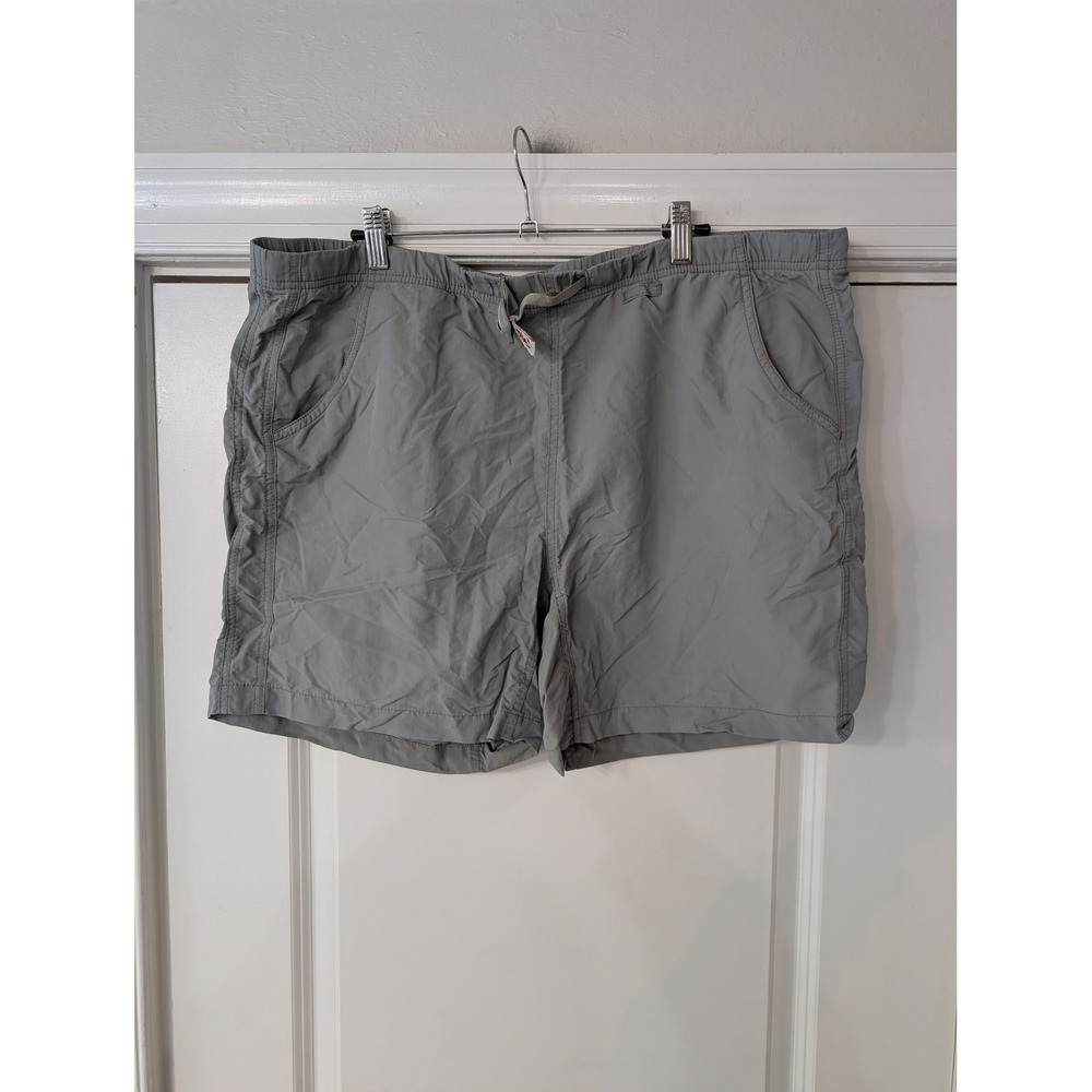 Gramicci Mens XL Grey Nylon Hiking Shorts Original Freedom Webbing Belt